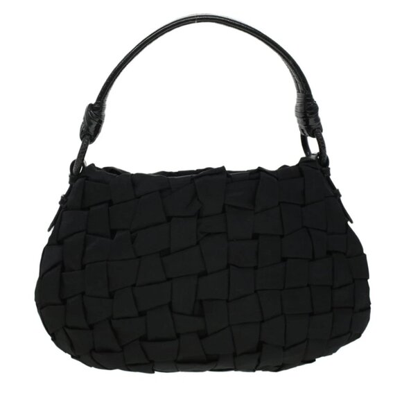 PRADA Shoulder Bag Nylon Black - Picture 2 of 16